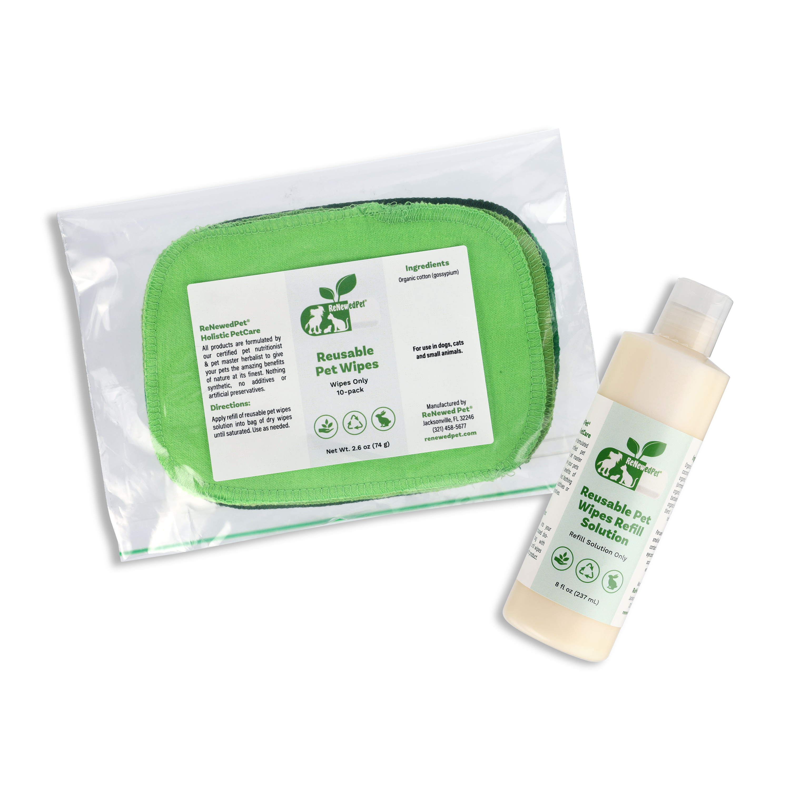 4-ALL PETS REUSABLE PET WIPES